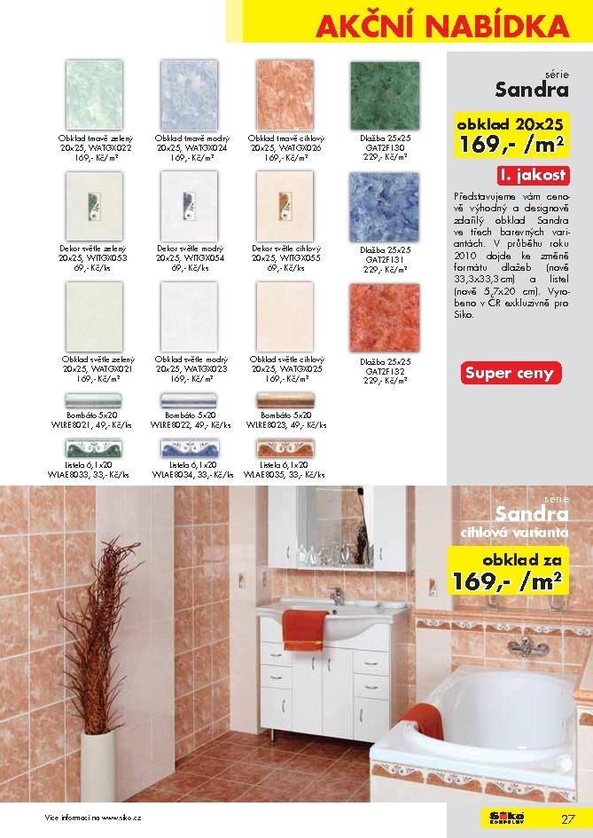 leták Siko koupelny katalog 1. část strana 1 leták Siko koupelny katalog 1. část strana 1
