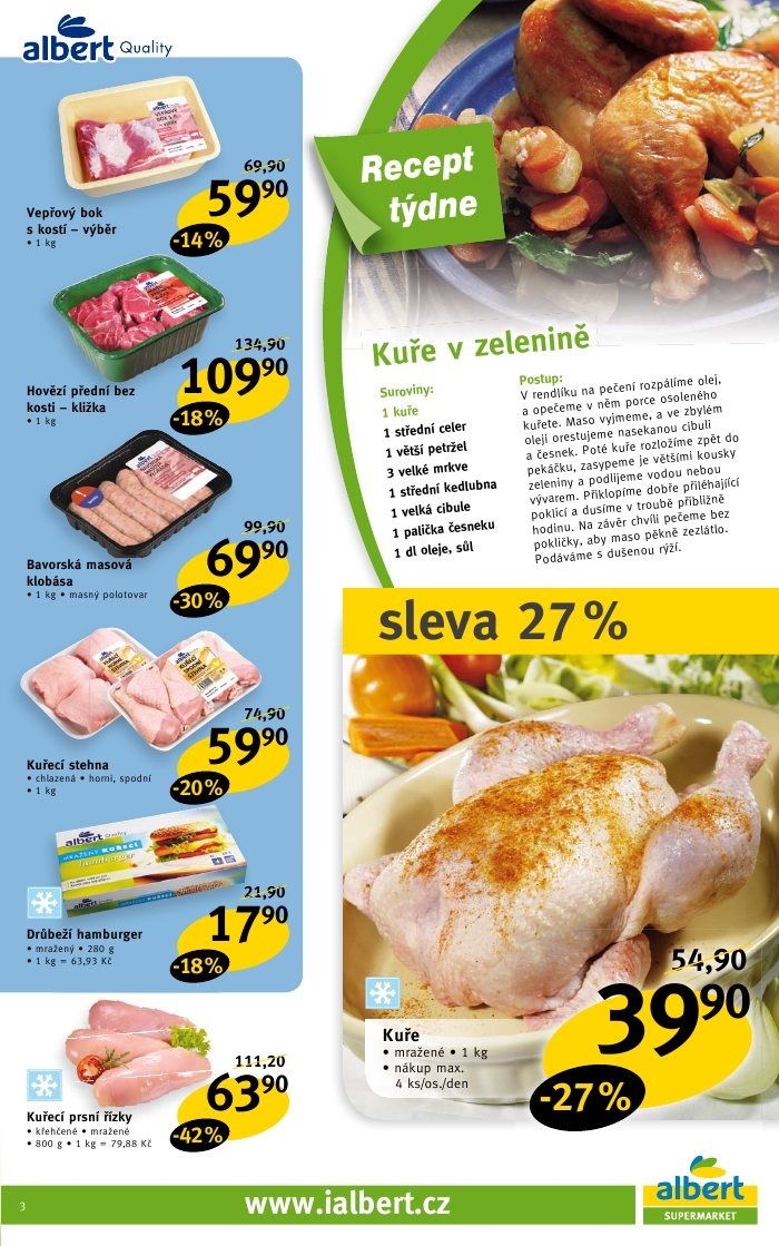 leták Albert strana 1 leták Albert strana 1