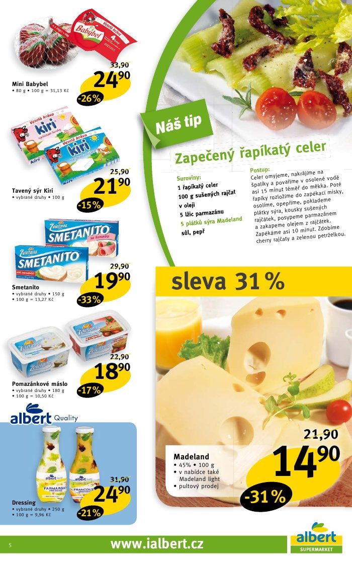 leták Albert strana 1 leták Albert strana 1
