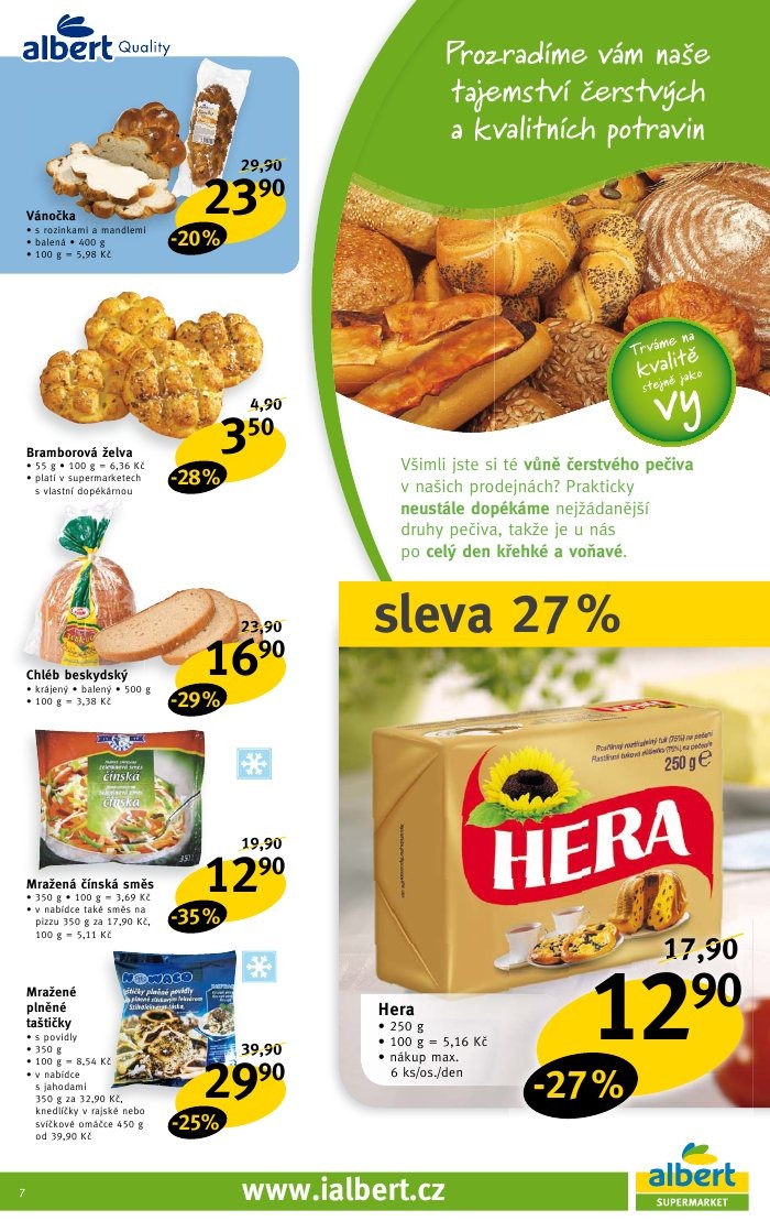 leták Albert strana 1 leták Albert strana 1