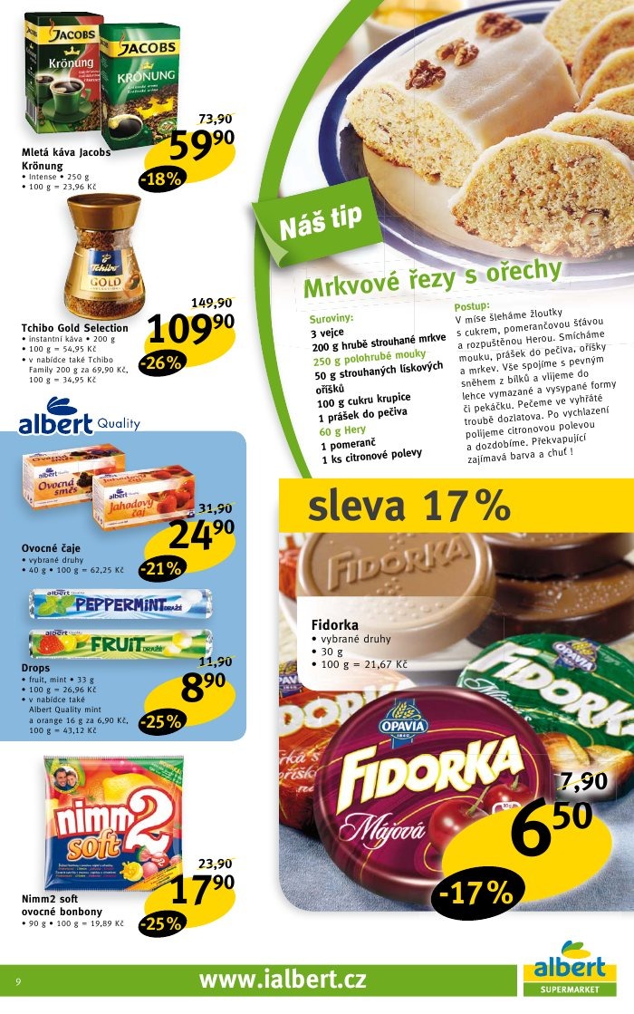 leták Albert strana 1 leták Albert strana 1