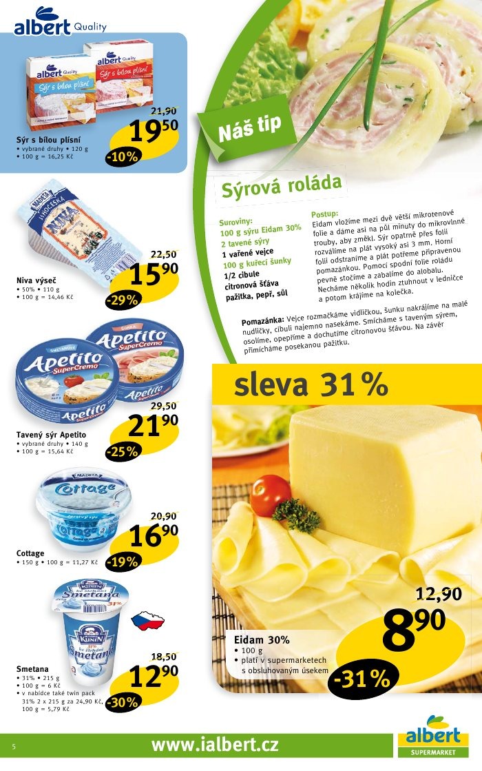 leták Albert strana 1 leták Albert strana 1