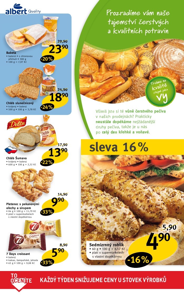 leták Albert strana 1 leták Albert strana 1