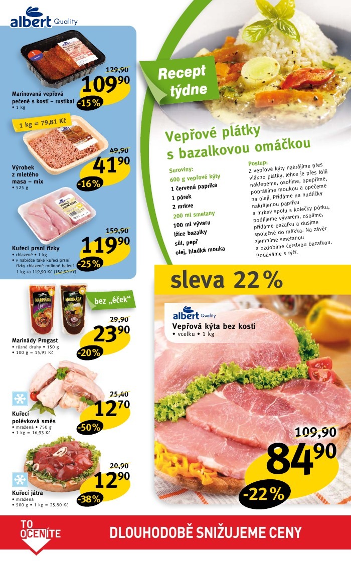 leták Albert strana 1 leták Albert strana 1