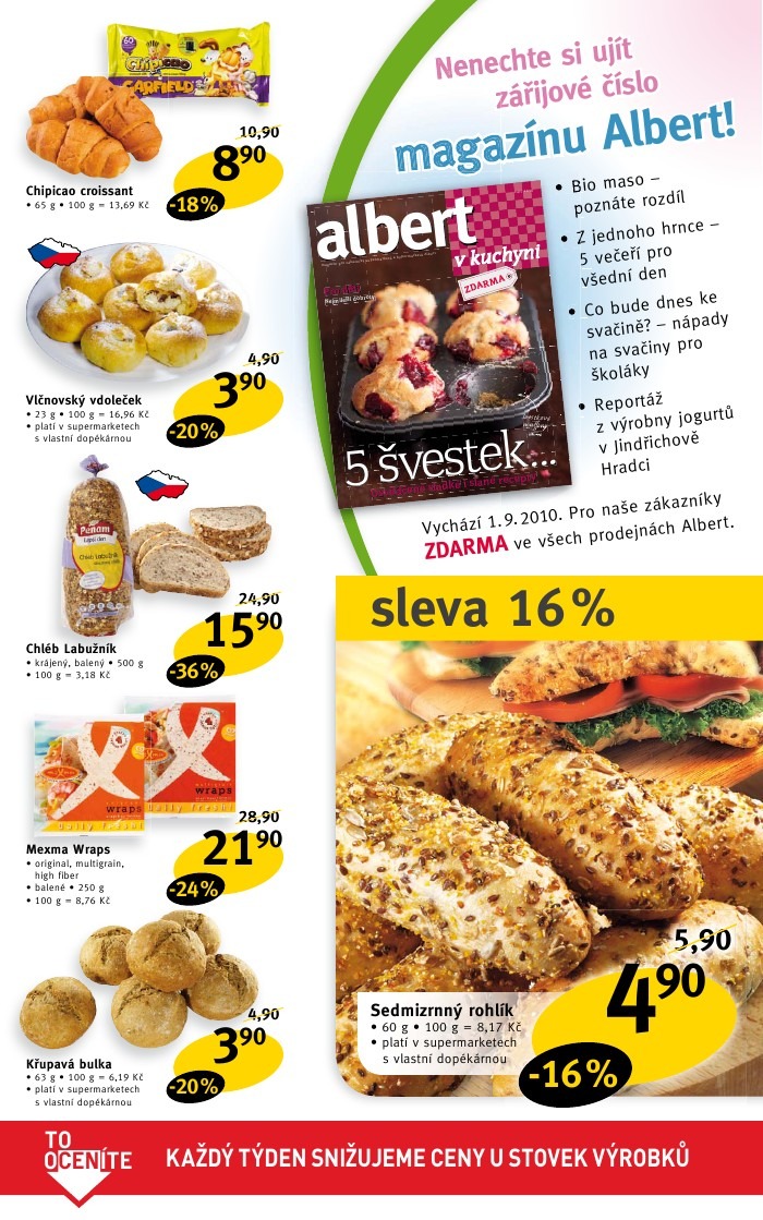 leták Albert strana 1 leták Albert strana 1