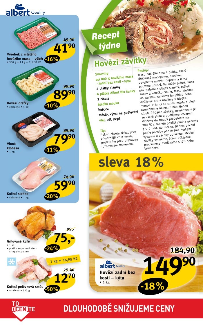 leták Albert strana 1 leták Albert strana 1