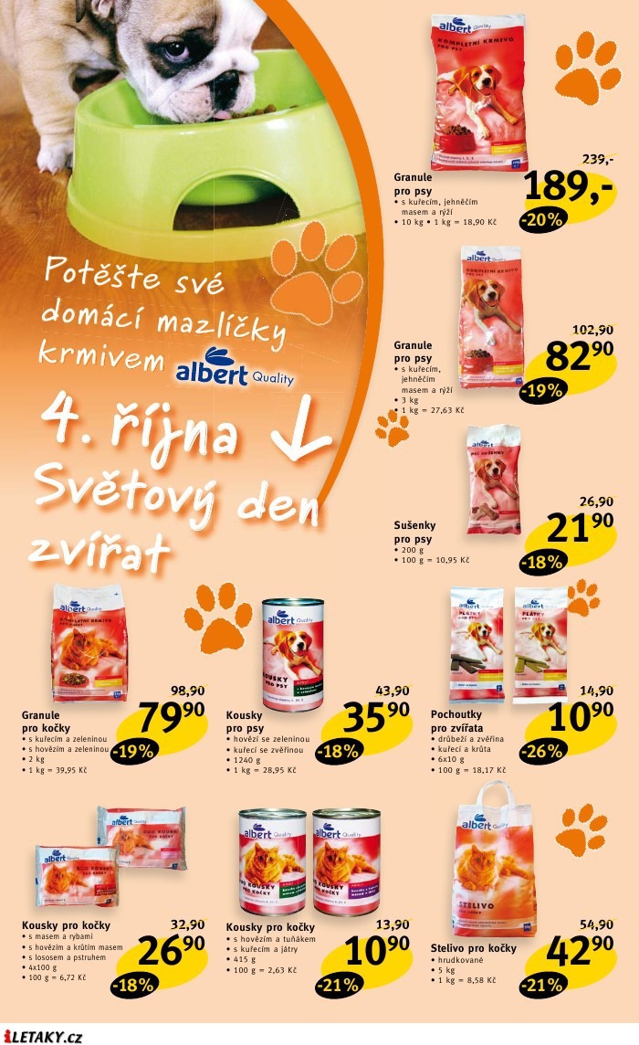 leták Albert strana 1 leták Albert strana 1