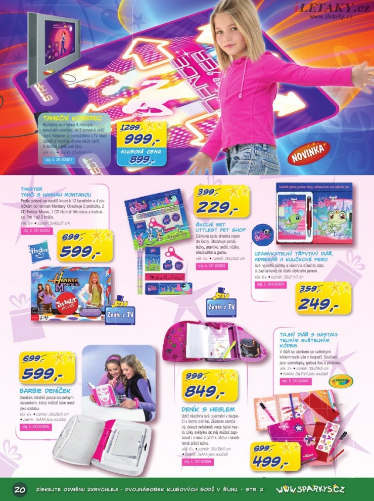 leták Sparkys strana 1 leták Sparkys strana 1