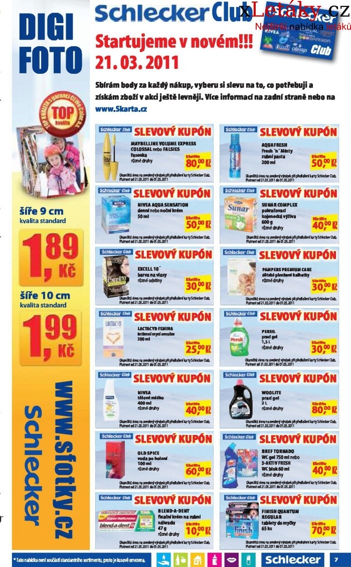 leták Schlecker akční leták strana 1 leták Schlecker akční leták strana 1