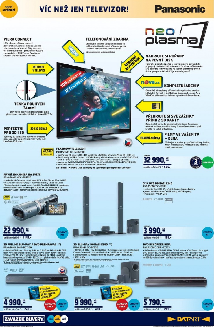 leták Datart strana 1 leták Datart strana 1