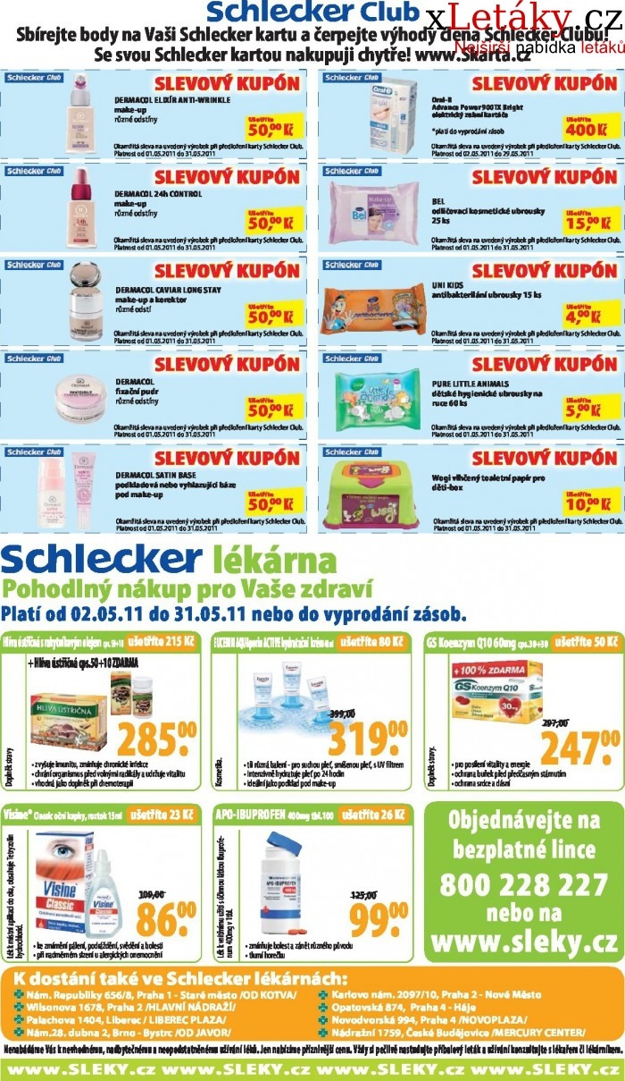 leták Schlecker akční leták strana 1 leták Schlecker akční leták strana 1