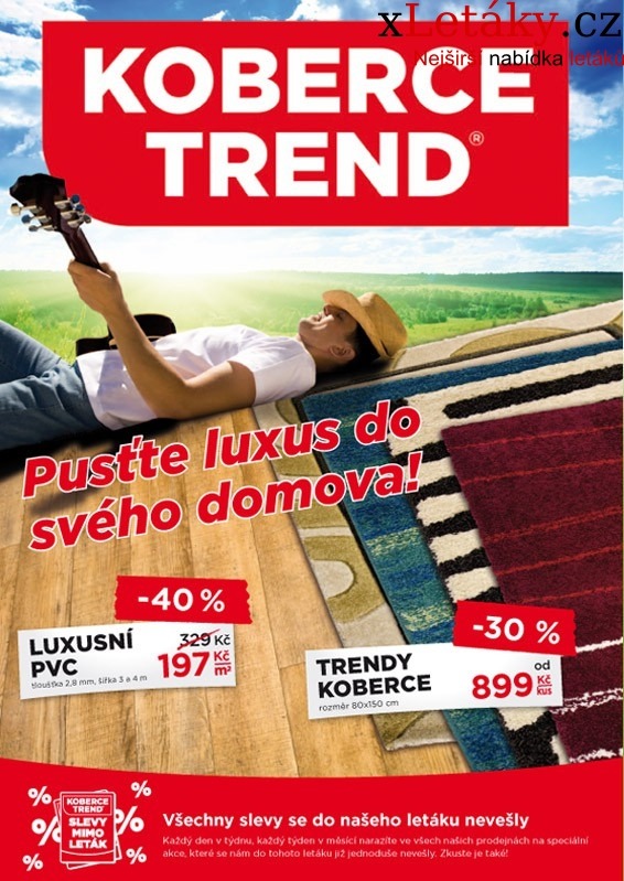 leták Trend koberce leták strana 1 leták Trend koberce leták strana 1