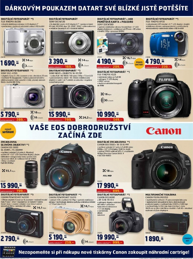 leták Datart strana 1 leták Datart strana 1