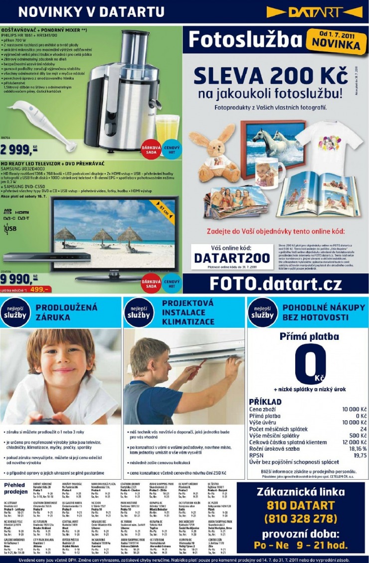 leták Datart strana 1 leták Datart strana 1
