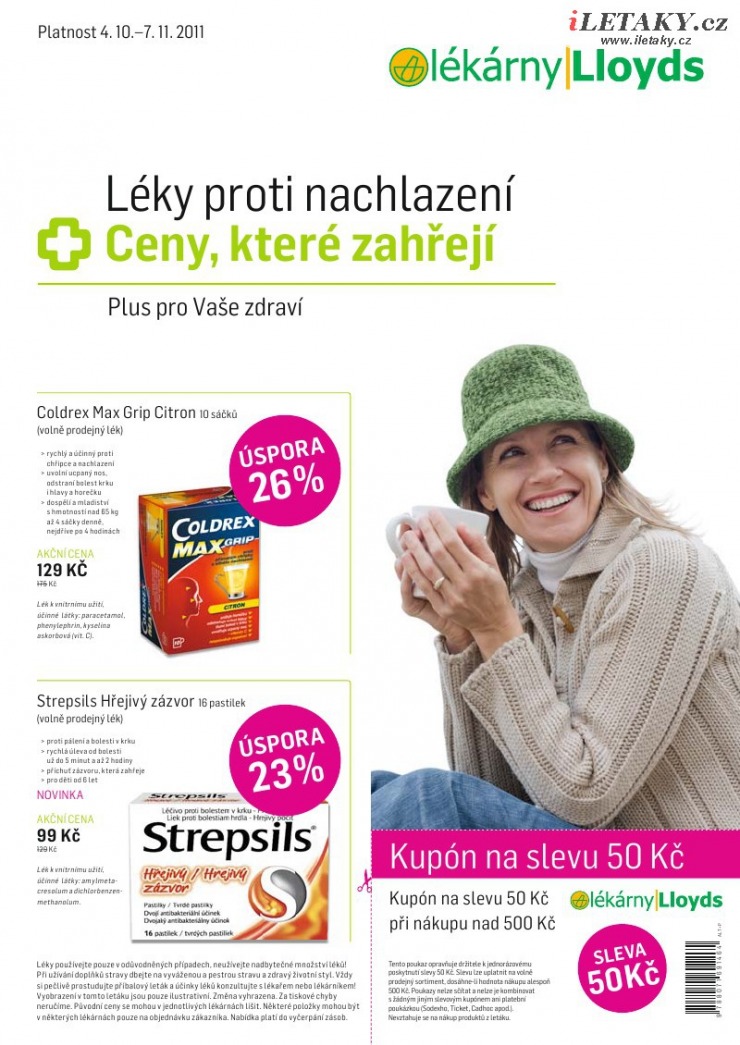 leták Lloyds lékárna strana 1 leták Lloyds lékárna strana 1