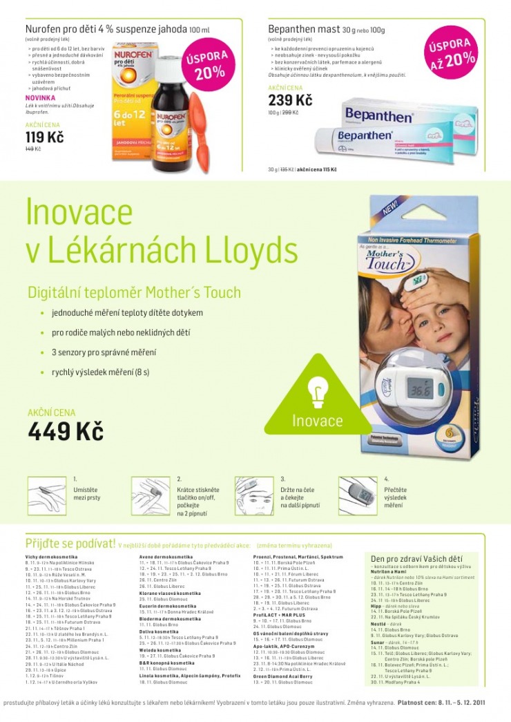 leták Lloyds lékárna strana 1 leták Lloyds lékárna strana 1
