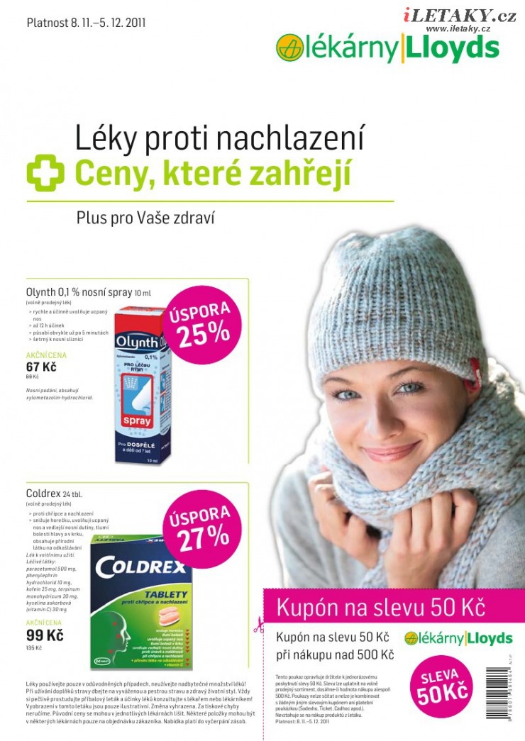 leták Lloyds lékárna strana 1 leták Lloyds lékárna strana 1