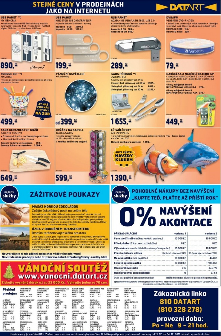 leták Datart strana 1 leták Datart strana 1