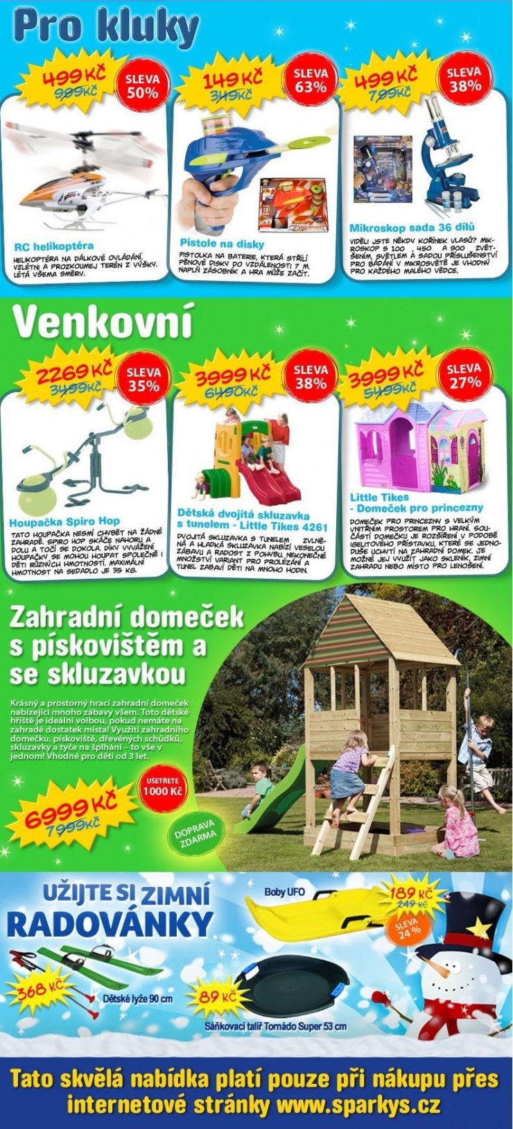 leták Sparkys strana 1 leták Sparkys strana 1
