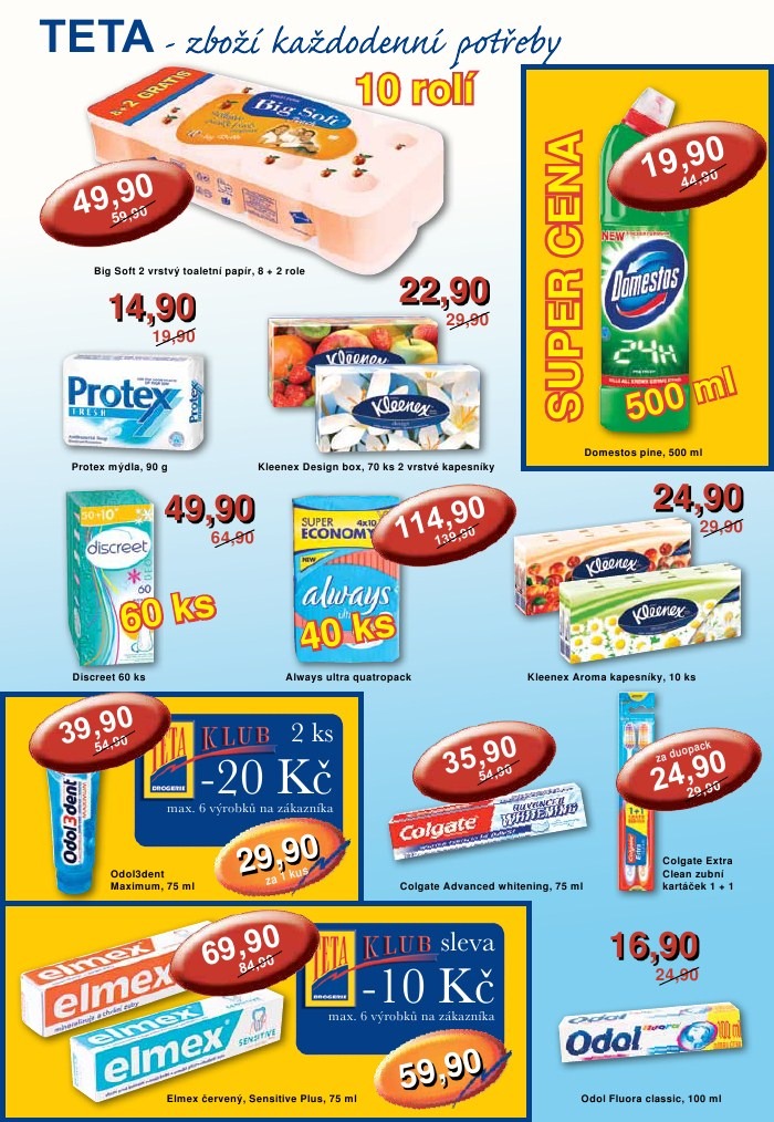 leták TETA drogerie strana 1 leták TETA drogerie strana 1
