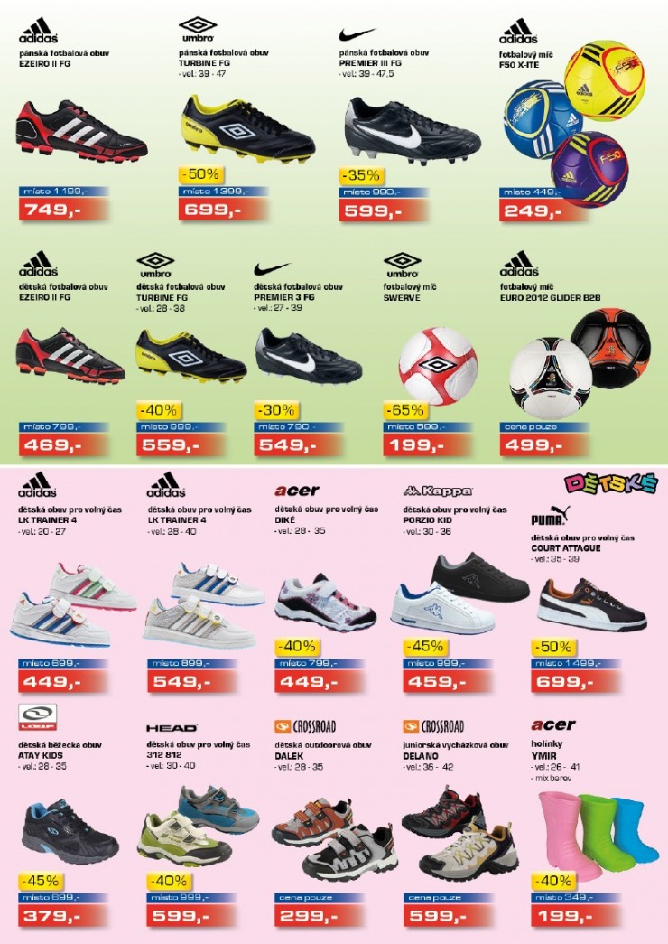 leták Sportisimo strana 1 leták Sportisimo strana 1