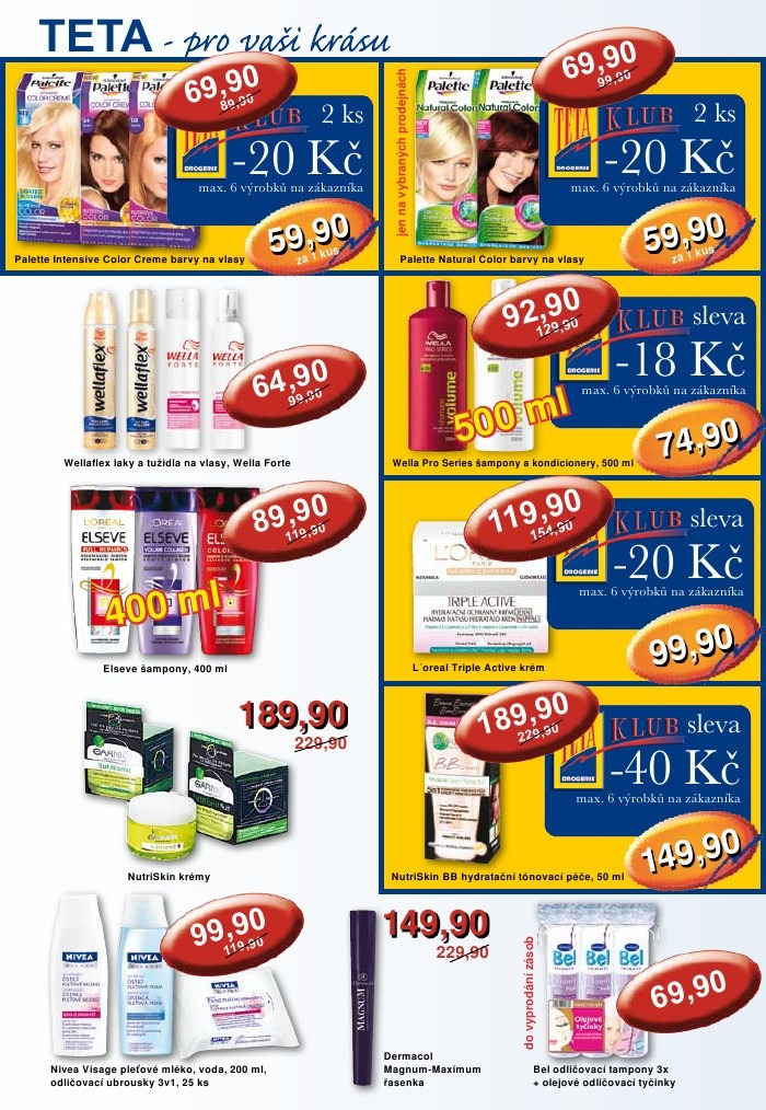 leták TETA drogerie strana 1 leták TETA drogerie strana 1