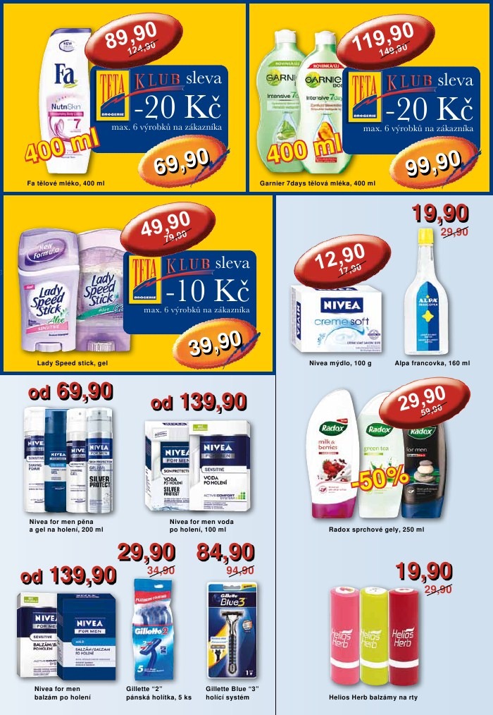 leták TETA drogerie strana 1 leták TETA drogerie strana 1