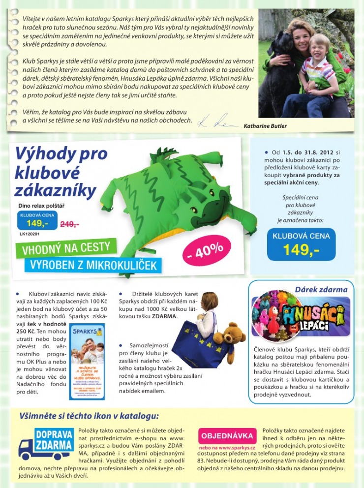 leták Sparkys strana 1 leták Sparkys strana 1