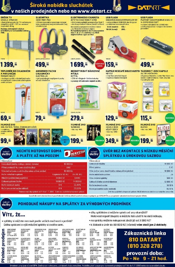 leták Datart strana 1 leták Datart strana 1