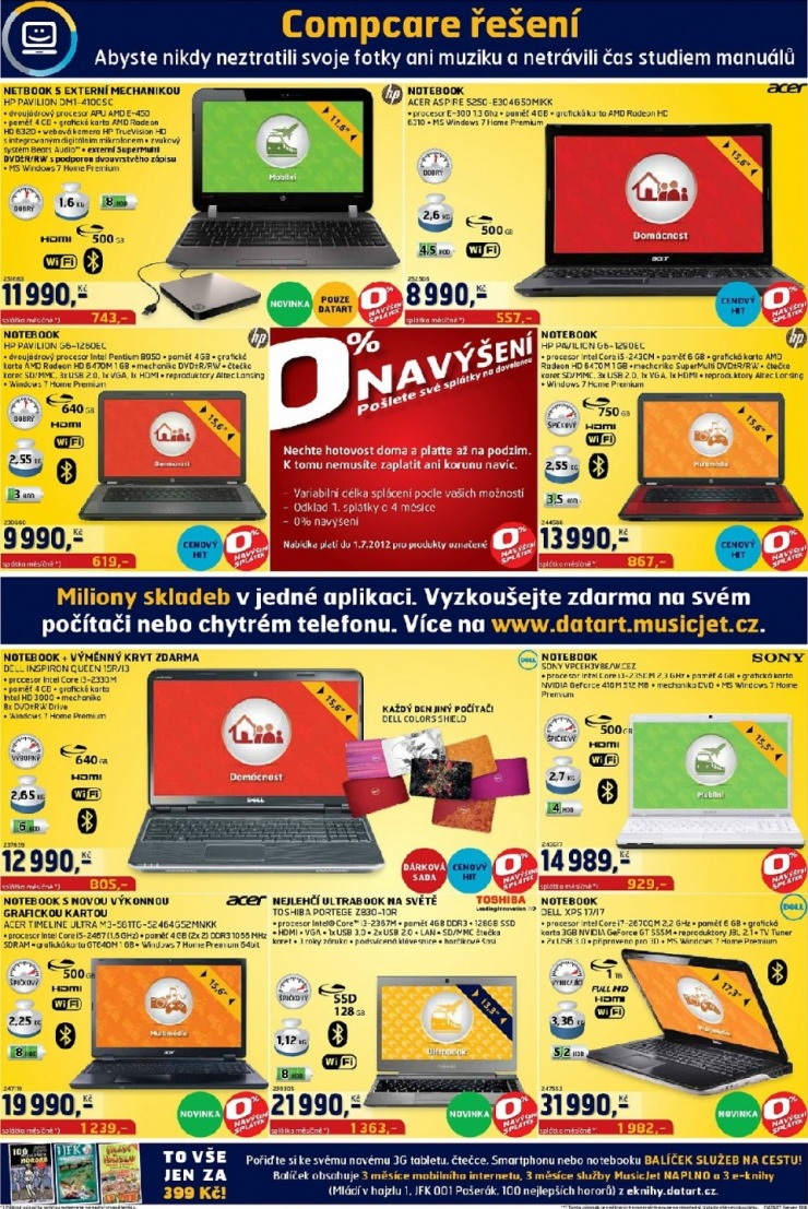 leták Datart strana 1 leták Datart strana 1