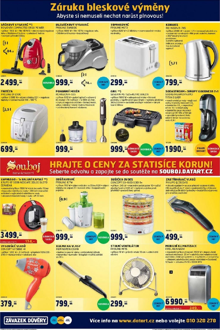 leták Datart strana 1 leták Datart strana 1