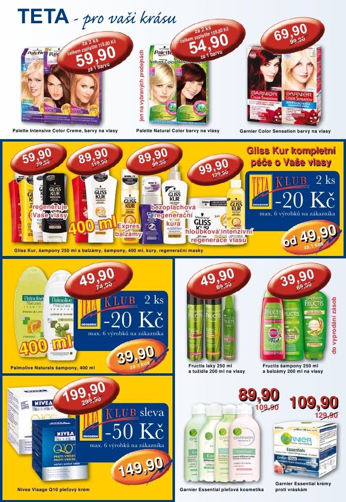 leták TETA drogerie strana 1 leták TETA drogerie strana 1