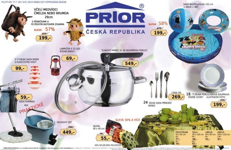 leták Prior strana 1 leták Prior strana 1