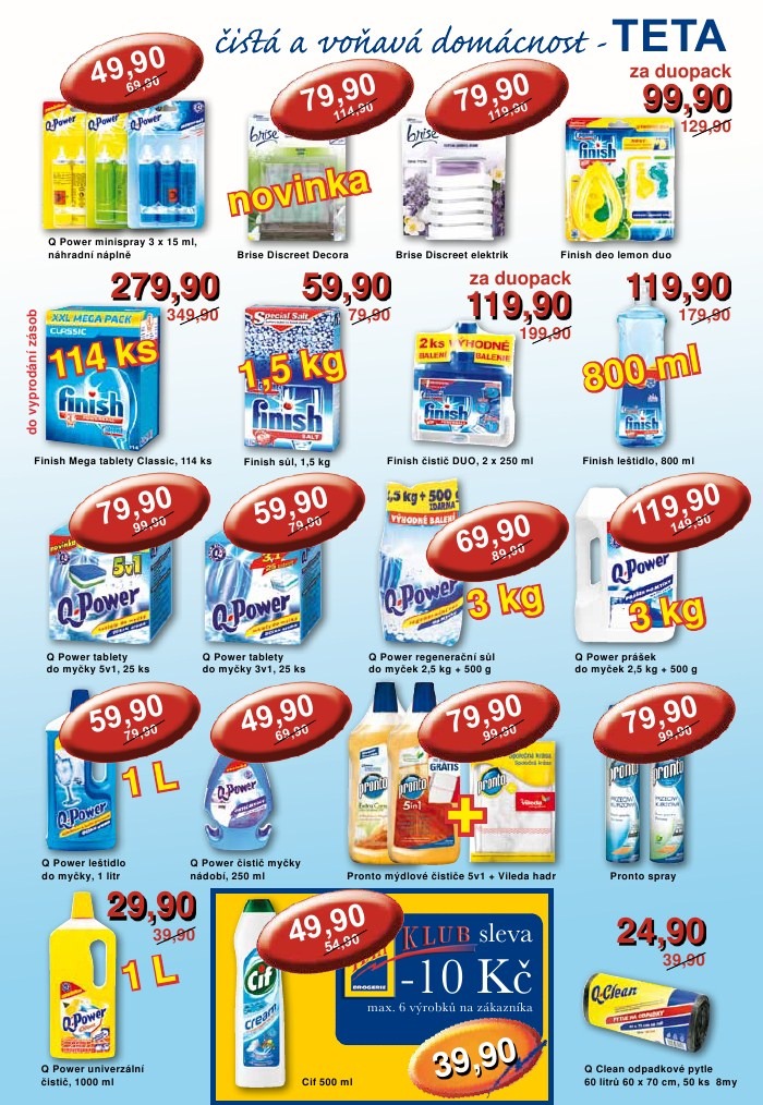 leták TETA drogerie strana 1 leták TETA drogerie strana 1