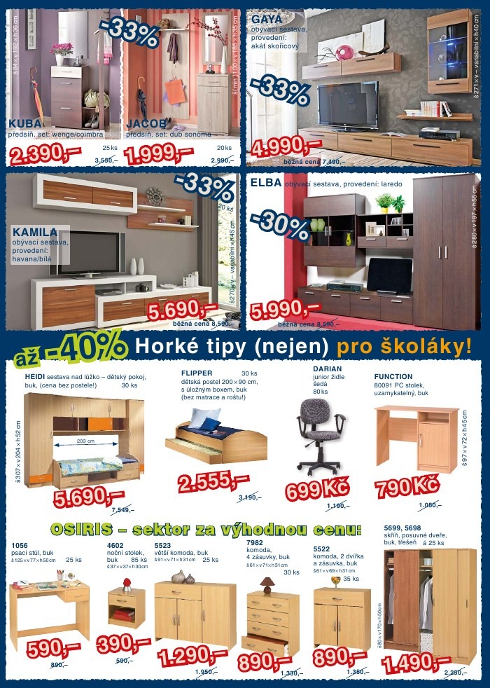 leták Spectrum nábytek strana 1 leták Spectrum nábytek strana 1