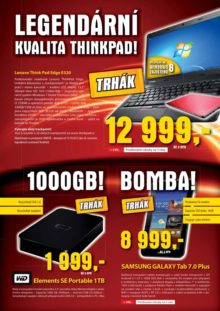 leták Comfor strana 1 leták Comfor strana 1