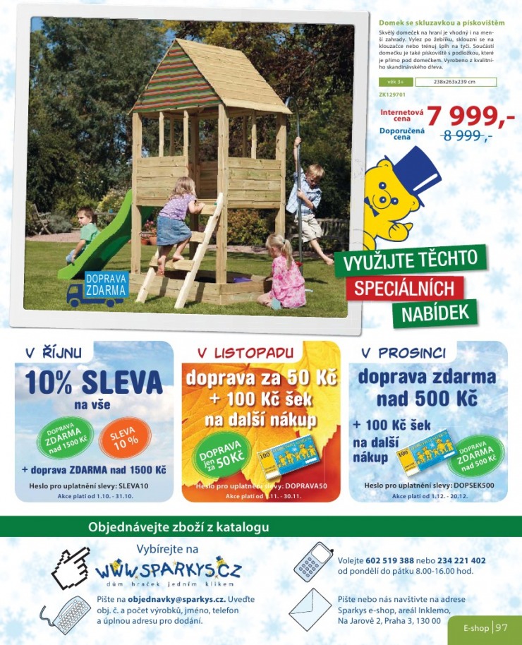 leták Sparkys strana 1 leták Sparkys strana 1