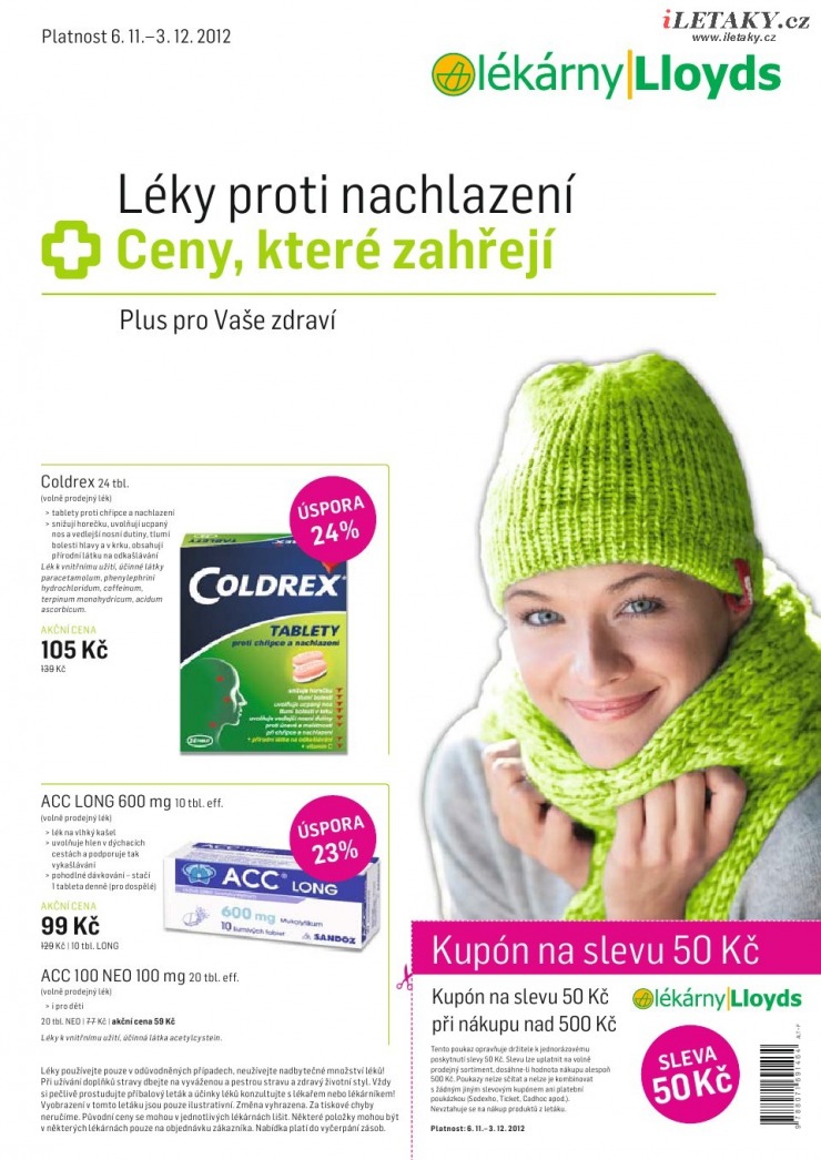 leták Lloyds lékárna strana 1 leták Lloyds lékárna strana 1