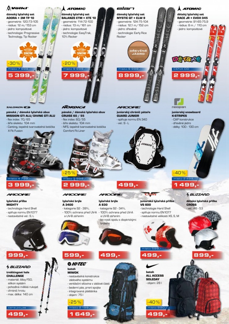 leták Sportisimo strana 1 leták Sportisimo strana 1