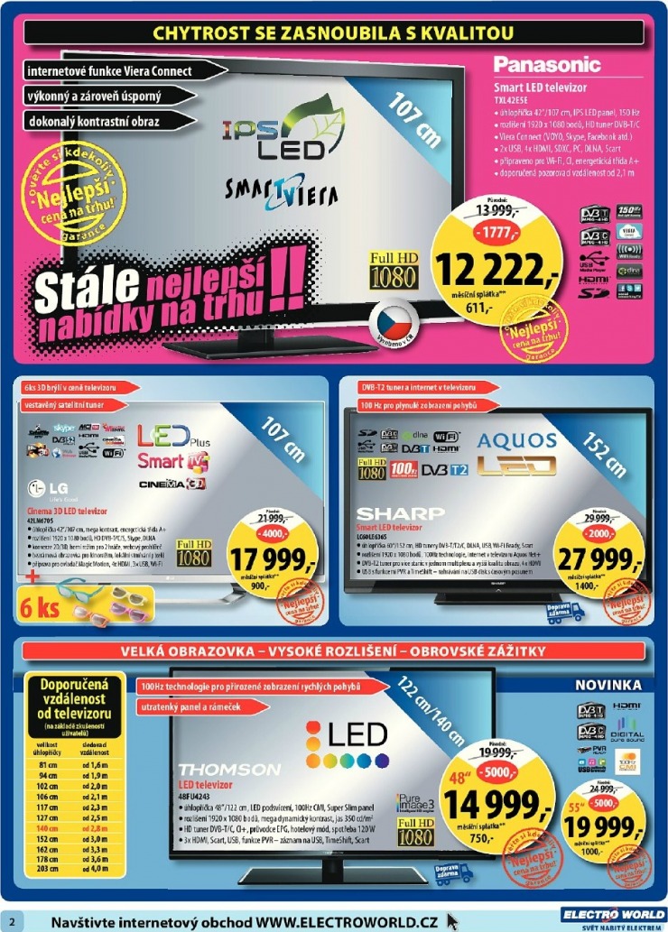 leták Electro World strana 1 leták Electro World strana 1