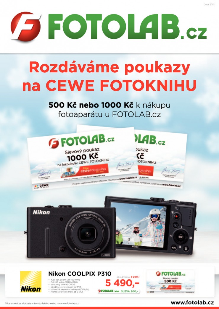 leták Fotolab Akční leták od 1.2.2013 strana 1 leták Fotolab Akční leták od 1.2.2013 strana 1