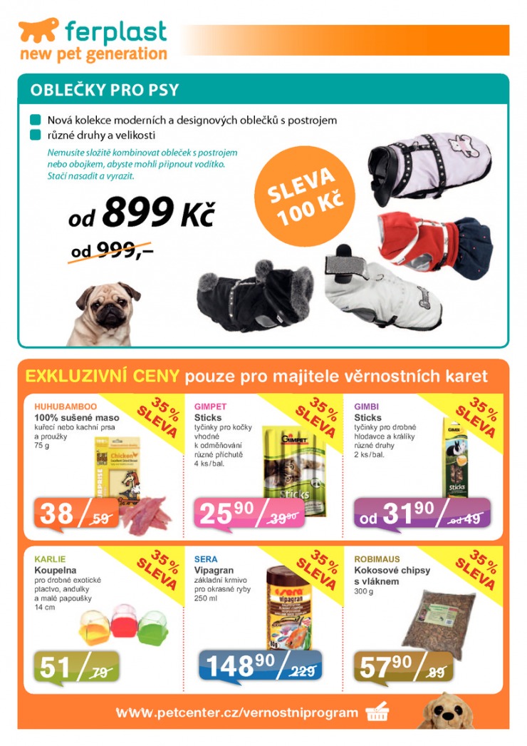 leták Pet Center Akční leták od 1.11.2013 strana 1 leták Pet Center Akční leták od 1.11.2013 strana 1