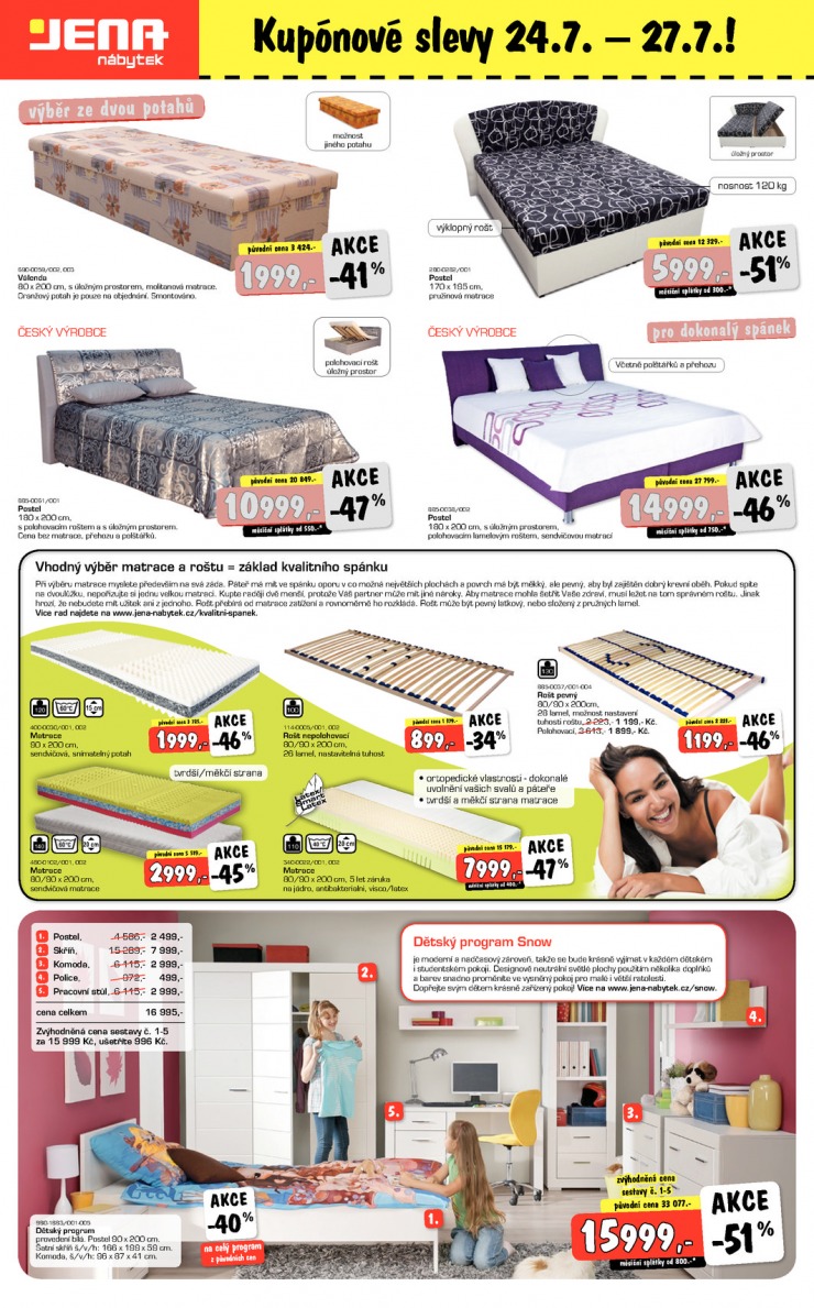 leták Jena nábytek Aktuální leták od 23.7.2014 strana 1 leták Jena nábytek Aktuální leták od 23.7.2014 strana 1