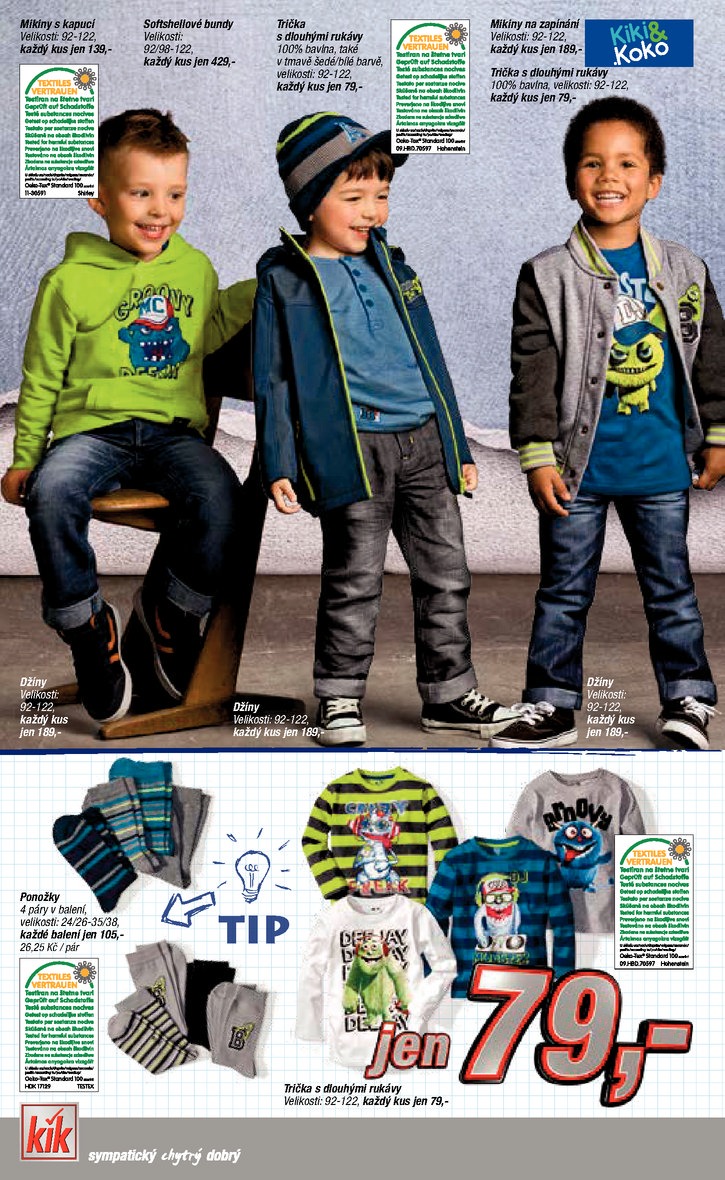 leták Kik textil Prospekt od 20.8.2014 strana 1 leták Kik textil Prospekt od 20.8.2014 strana 1