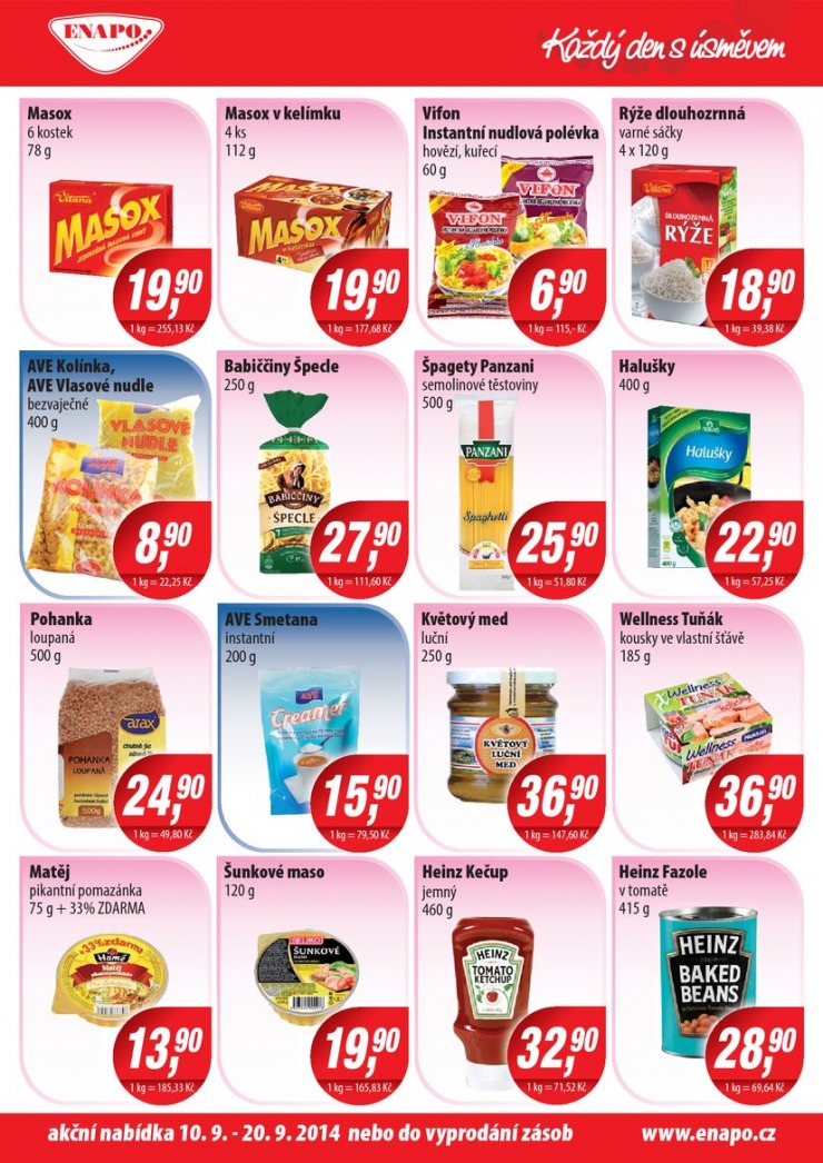 leták Enapo Magazín od 10.9.2014 strana 1 leták Enapo Magazín od 10.9.2014 strana 1