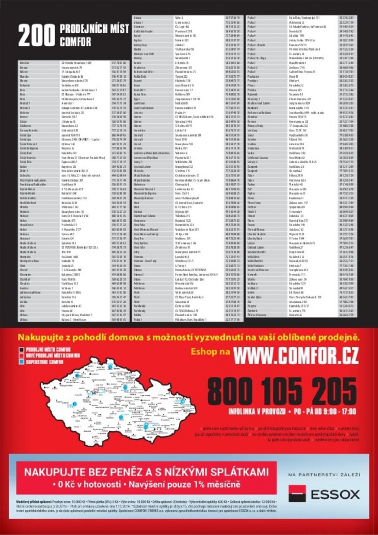 leták Comfor katalog od 20.9.2014 strana 1 leták Comfor katalog od 20.9.2014 strana 1