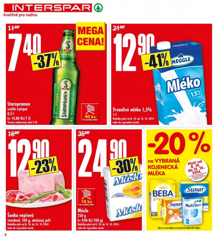 leták Interspar Akční nabídka od 8.10.2014 strana 1 leták Interspar Akční nabídka od 8.10.2014 strana 1