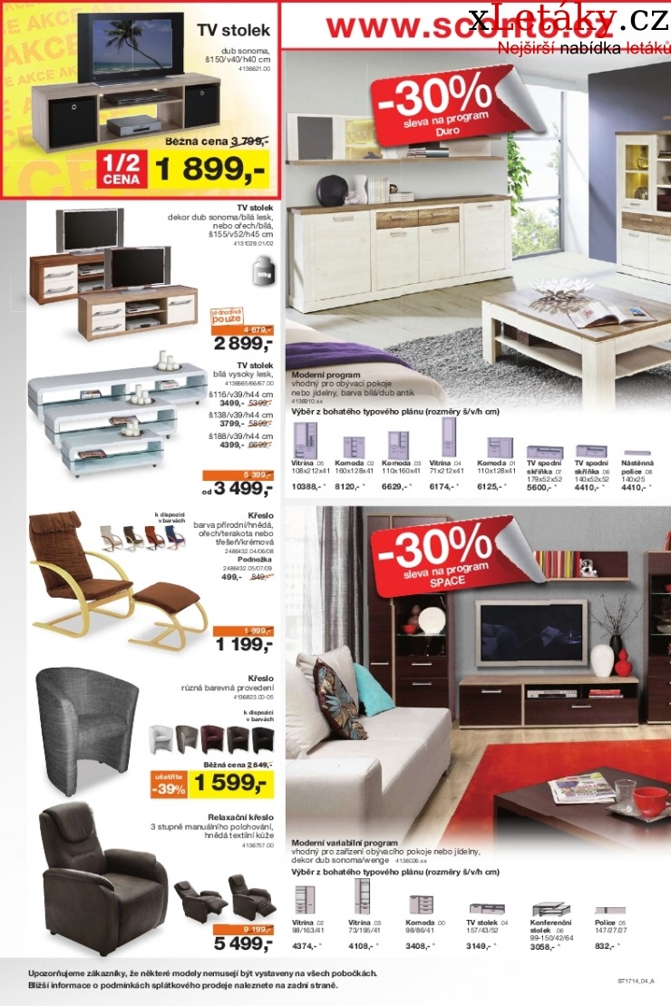 leták Sconto nábytek leták strana 1 leták Sconto nábytek leták strana 1