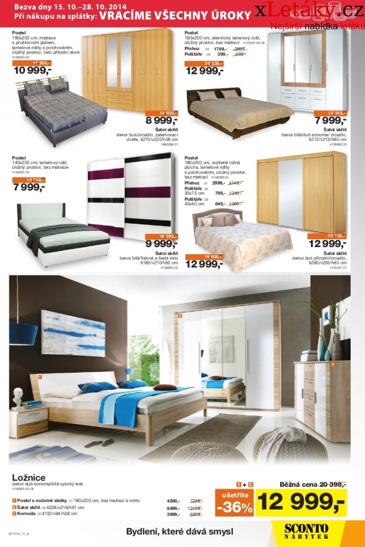 leták Sconto nábytek leták strana 1 leták Sconto nábytek leták strana 1