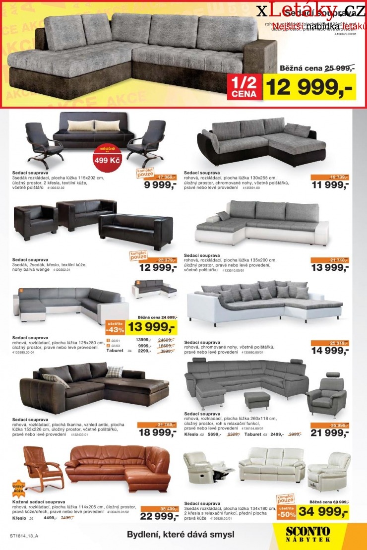 leták Sconto nábytok leták strana 1 leták Sconto nábytok leták strana 1
